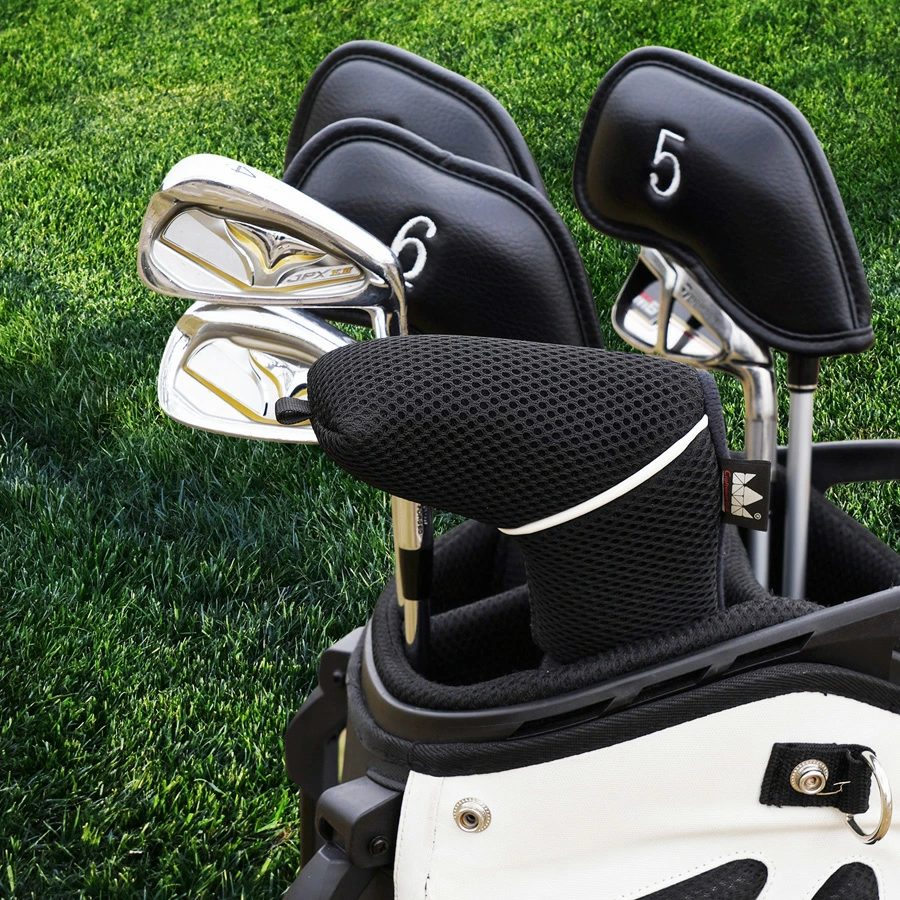 Black Mesh Blade Putter Headcover - Image 12