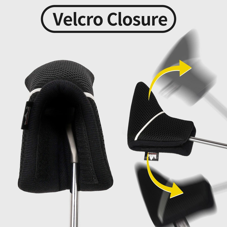 Black Mesh Blade Putter Headcover - Image 9