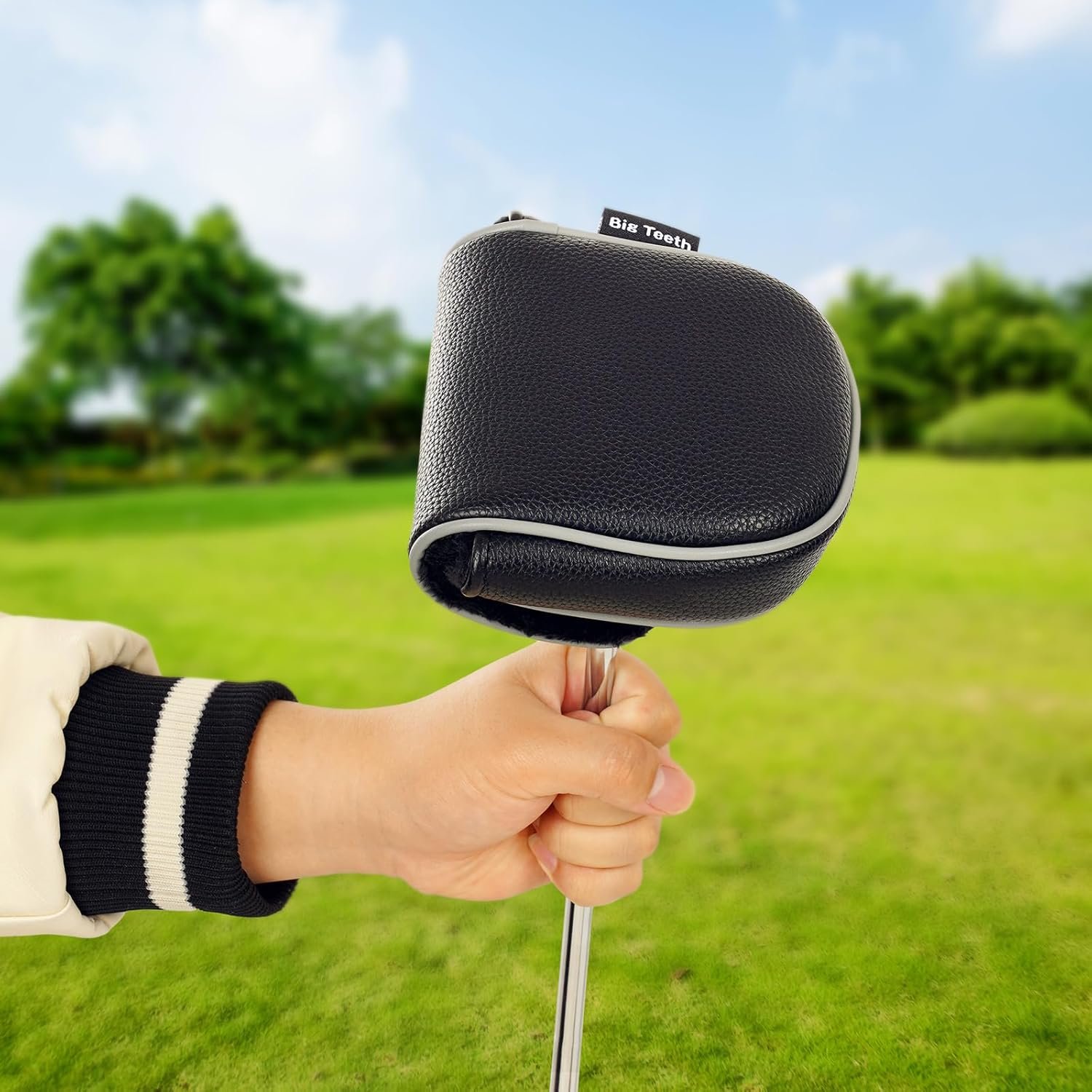 Black Mallet Putter Headcover - Image 4