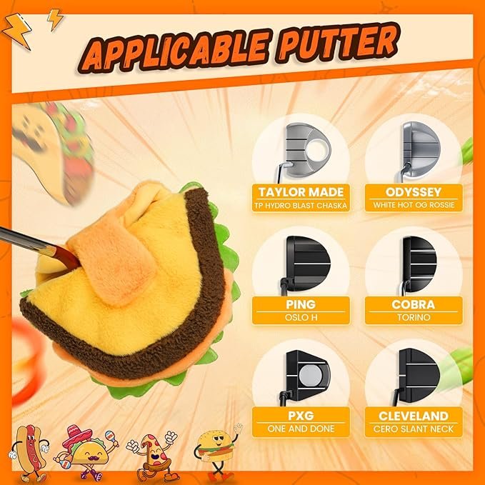Taco Mallet Putter Headcover - Image 5