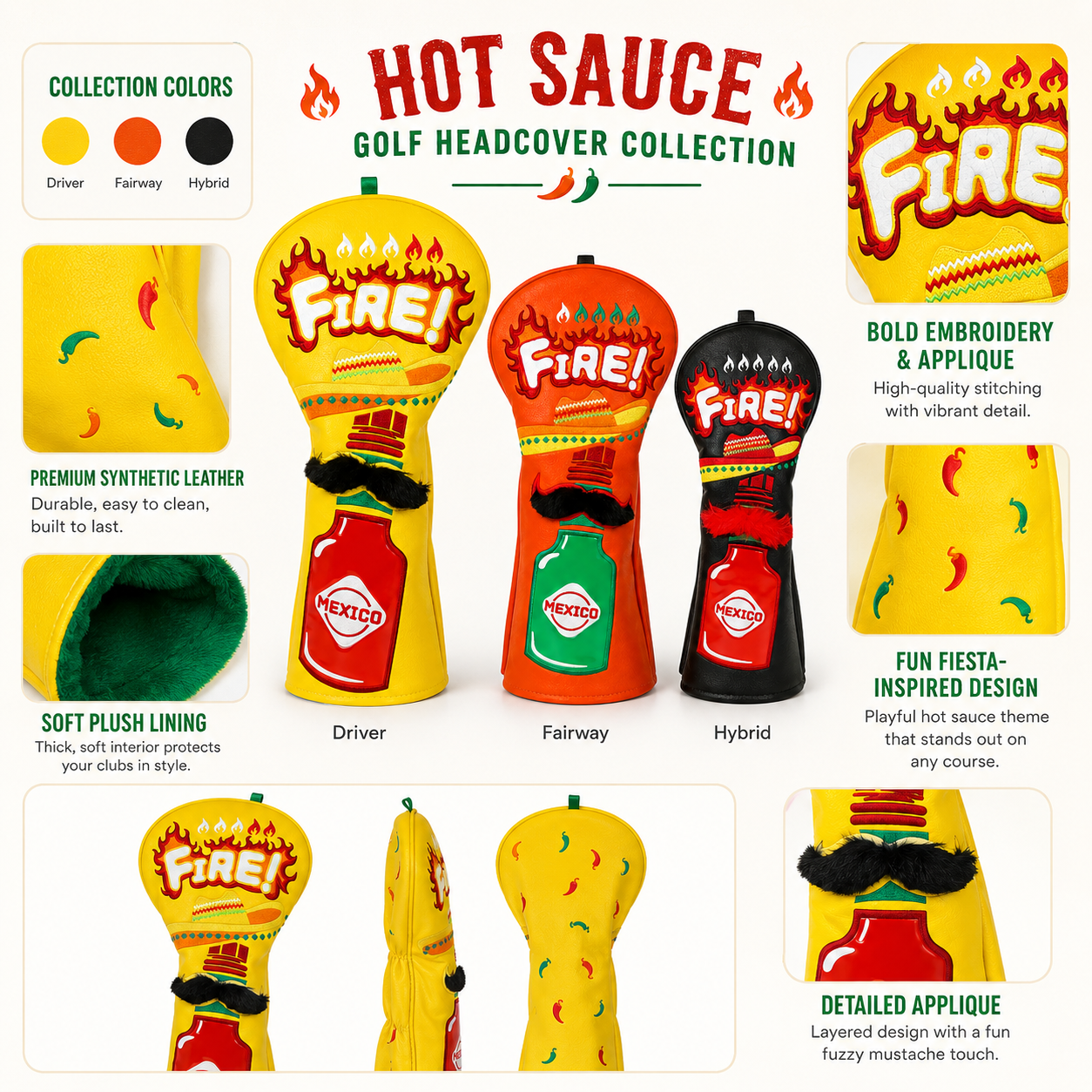 Hot Sauce Golf Headcover - Image 6