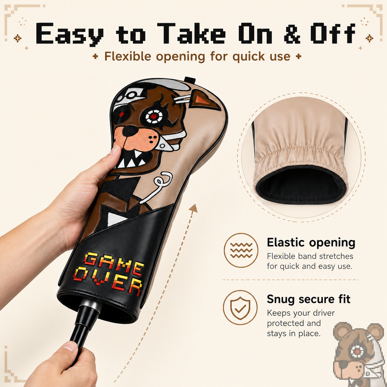 Game Over Golf Headcover - Image 9