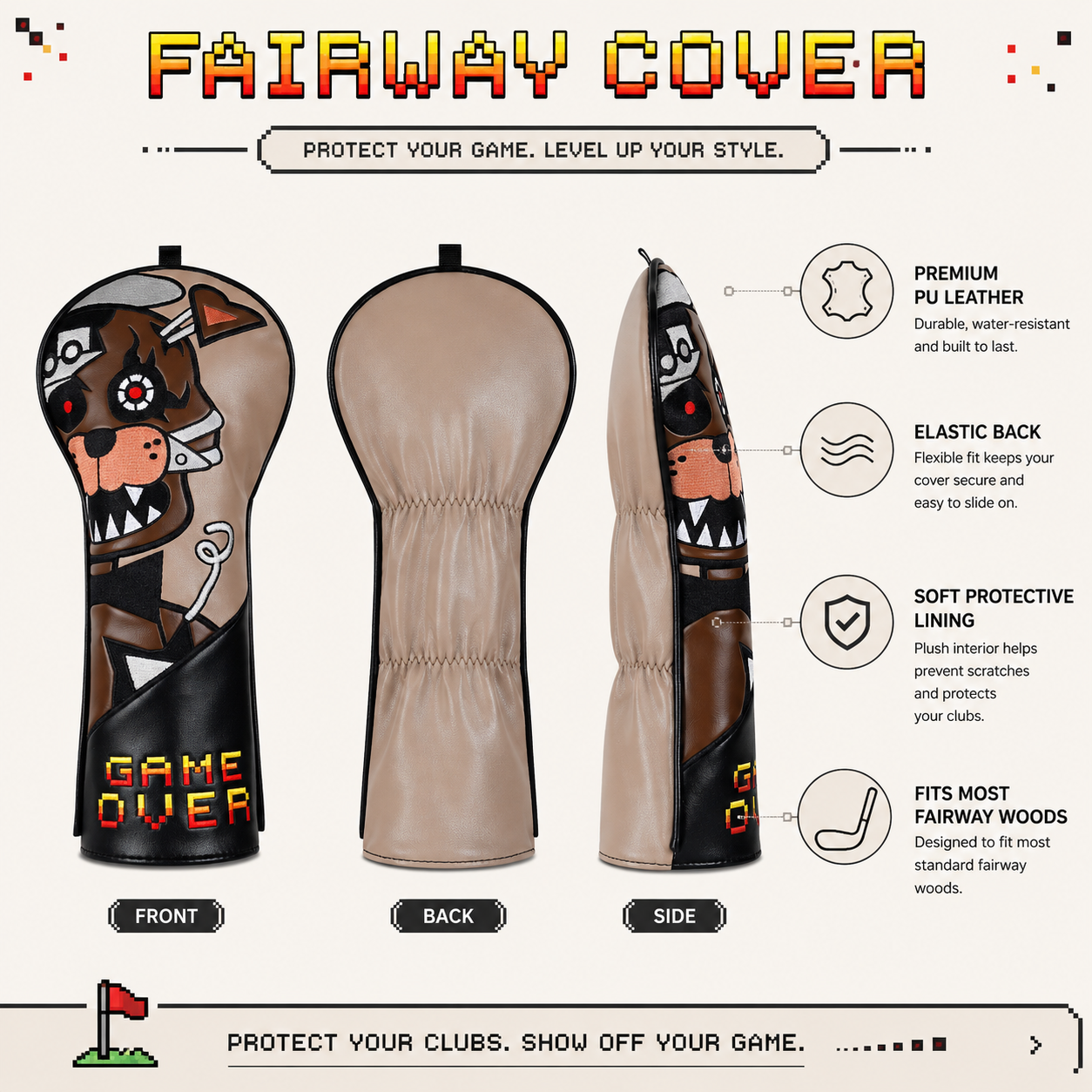 Game Over Golf Headcover - Image 6