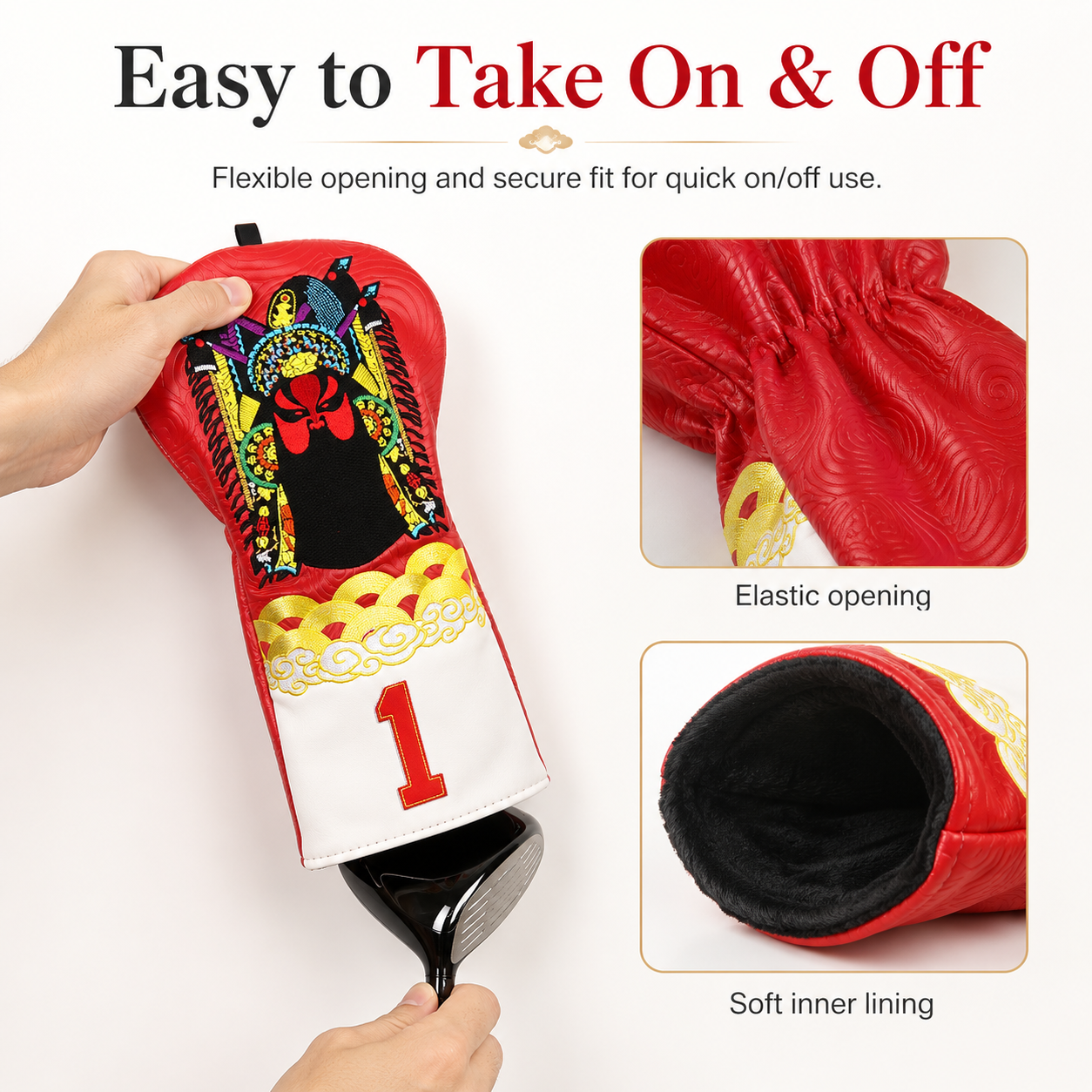 Peking Opera Driver Golf Headcover - Image 4