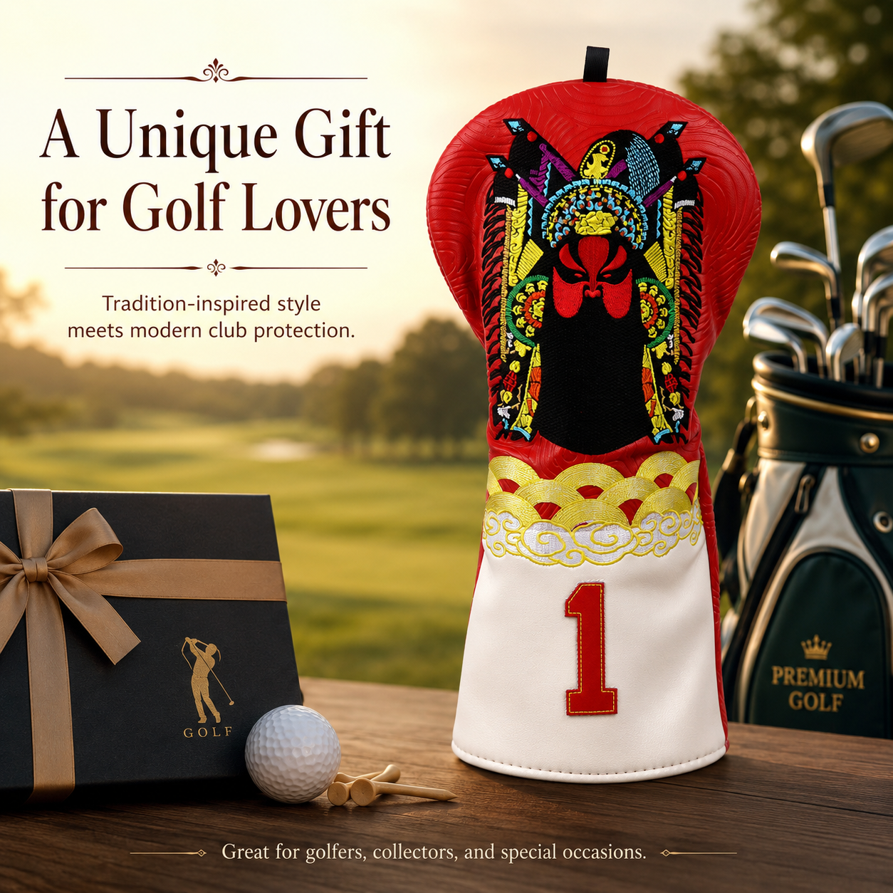 Peking Opera Driver Golf Headcover - Image 2