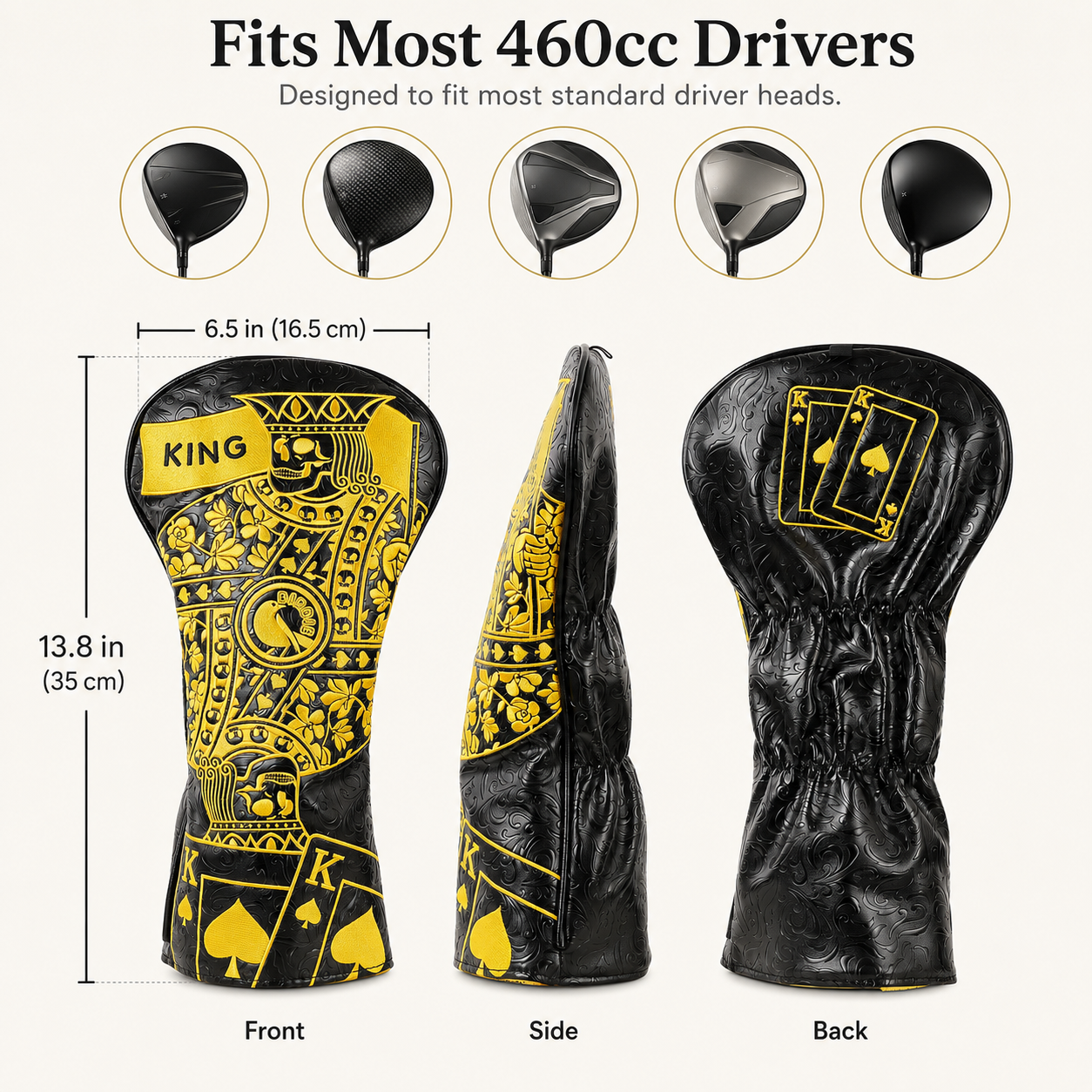 King Driver Golf Headcover - Image 6