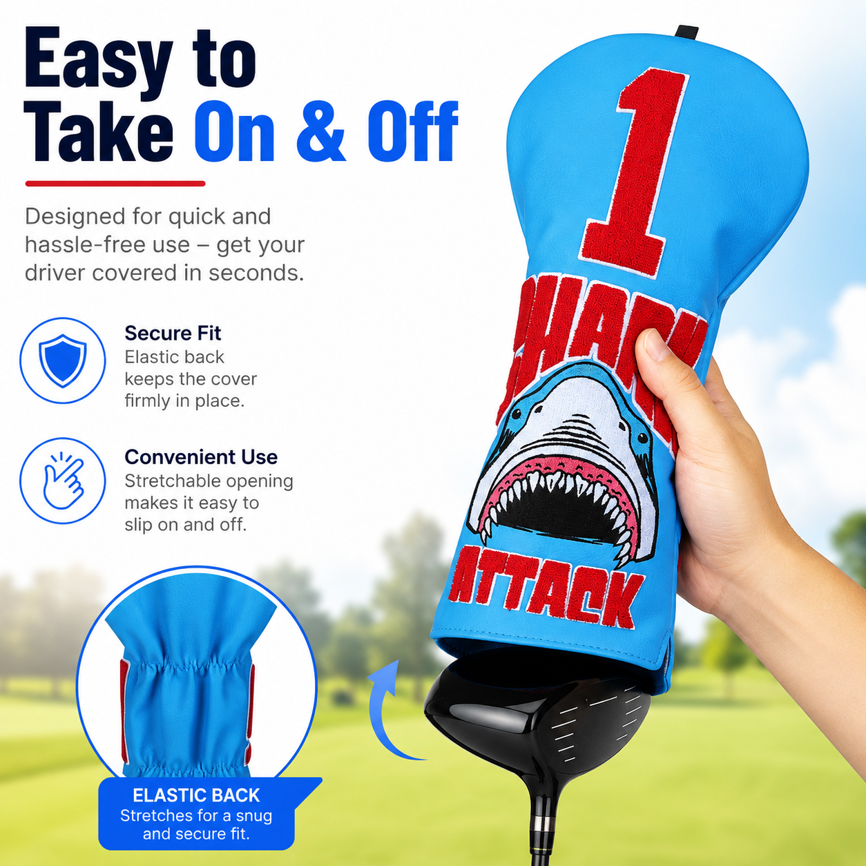 Shark Golf Headcover - Image 5