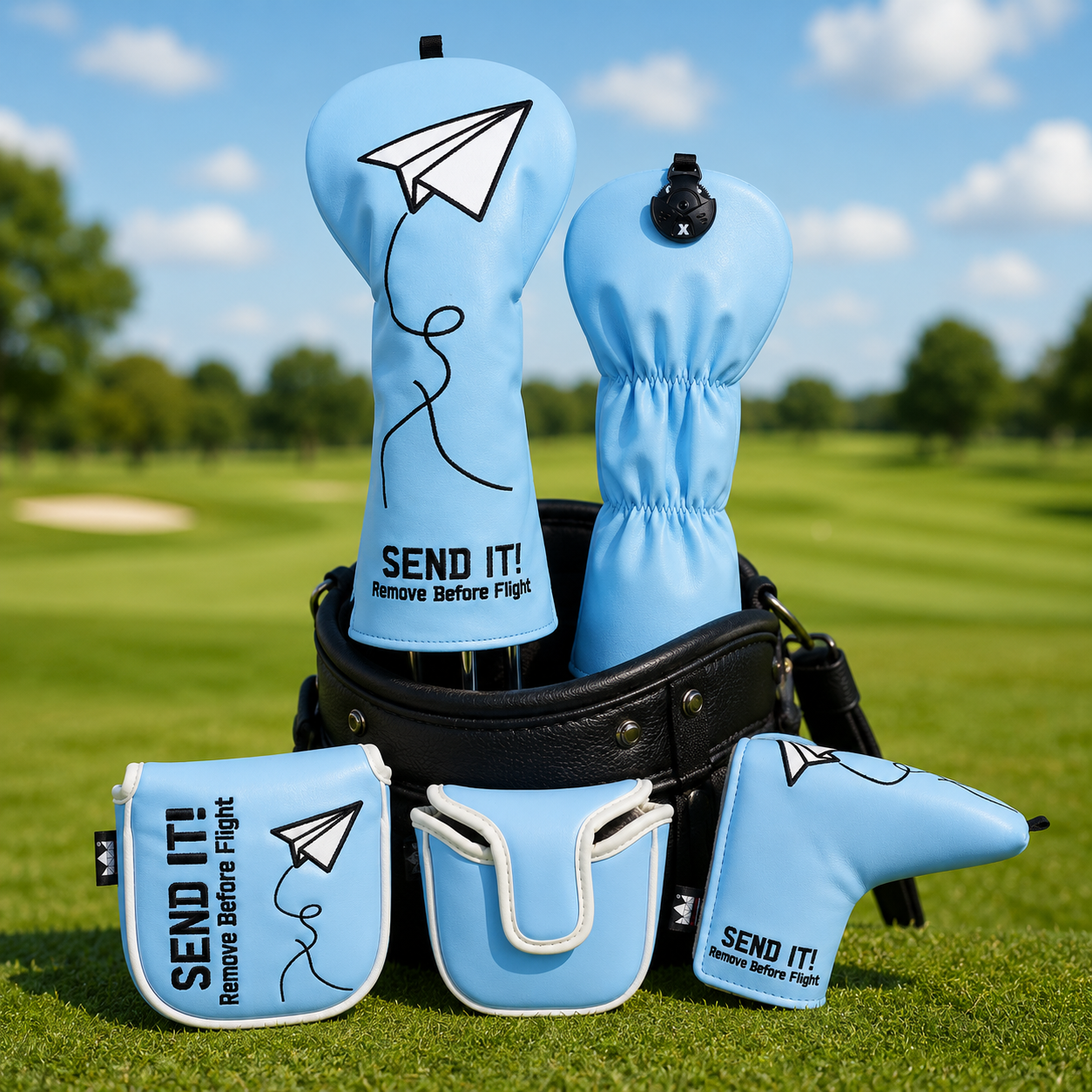Paper Airplane Golf Headcover Collection - Image 2