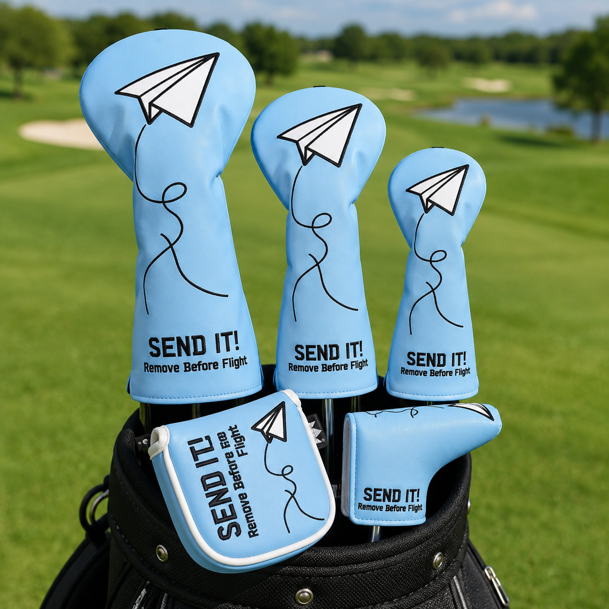 Paper Airplane Golf Headcover Collection