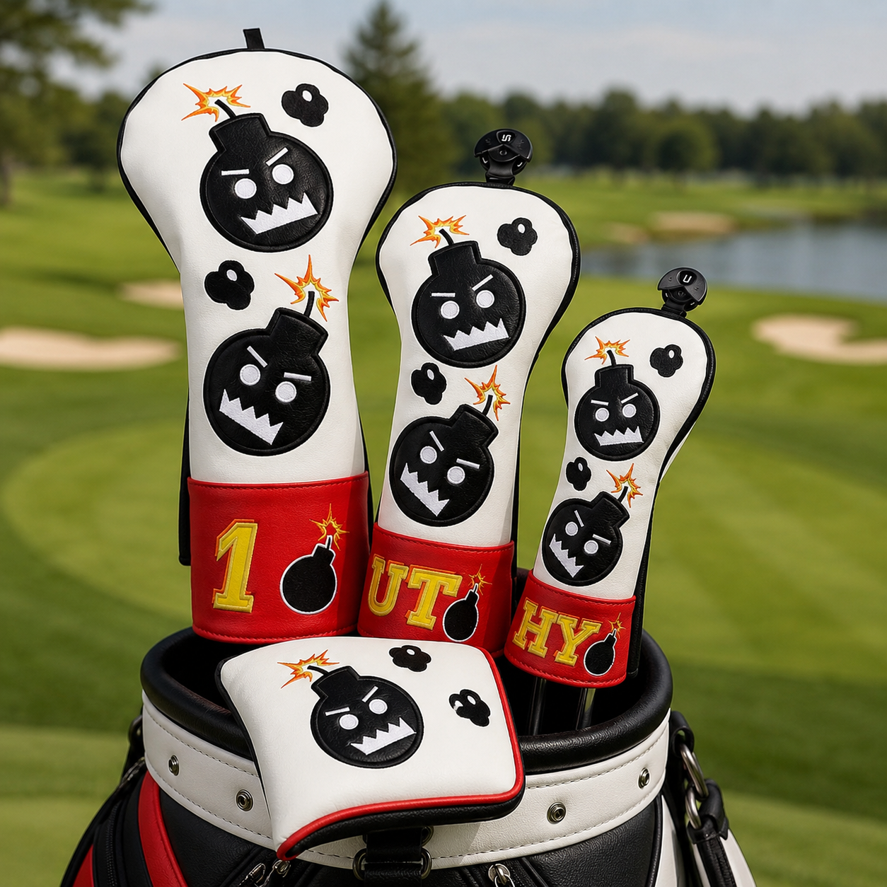 Cartoon Bomb Golf Headcover Collection