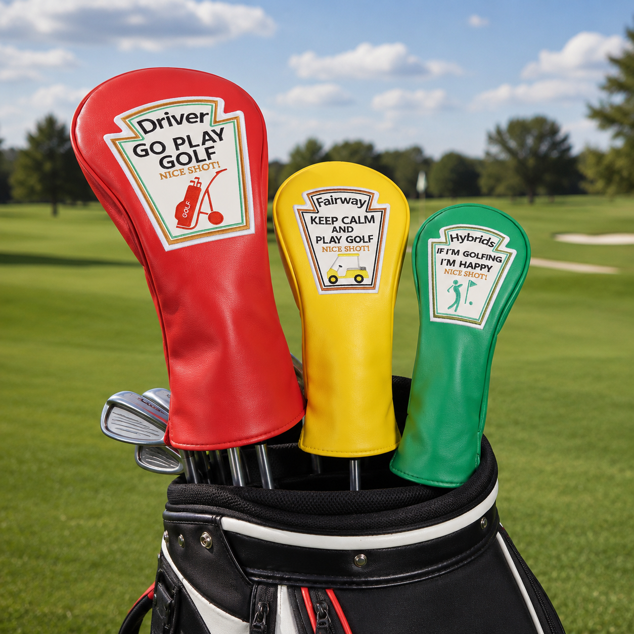 Go Play Golf Headcover Collection