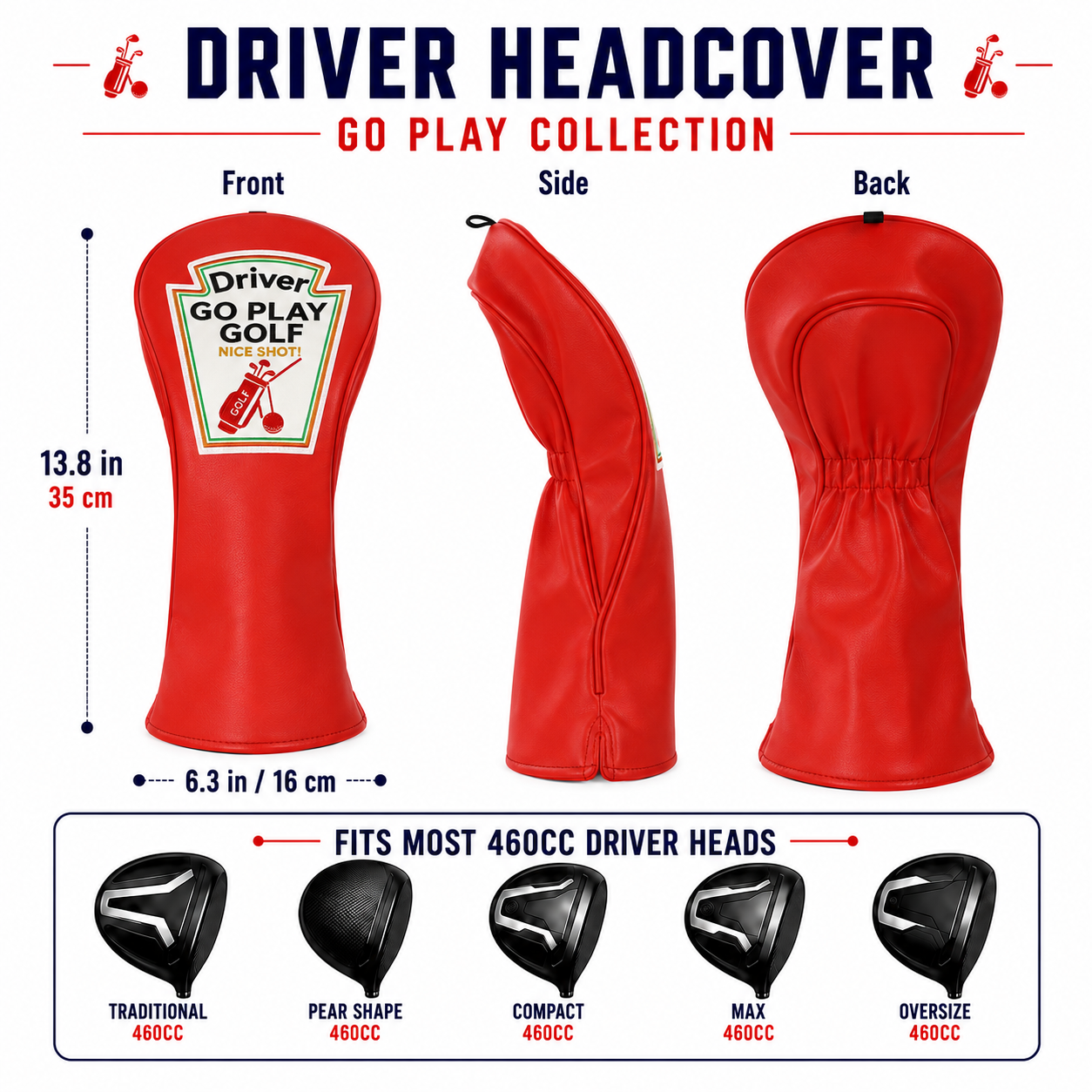 Go Play Golf Headcover Collection - Image 3