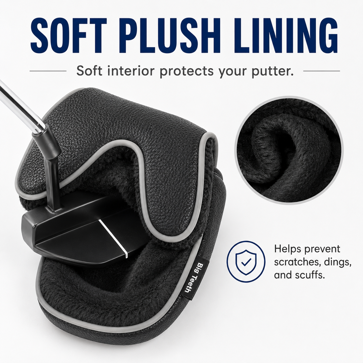 Black Mallet Putter Headcover - Image 8