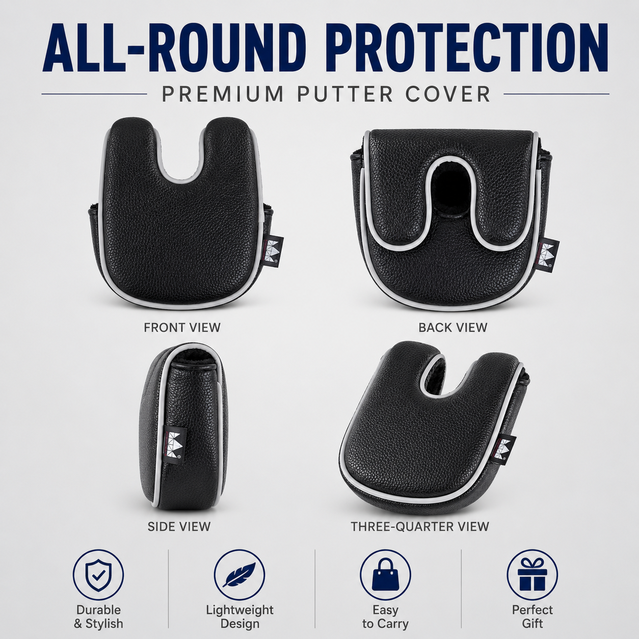 Black Mallet Putter Headcover - Image 9