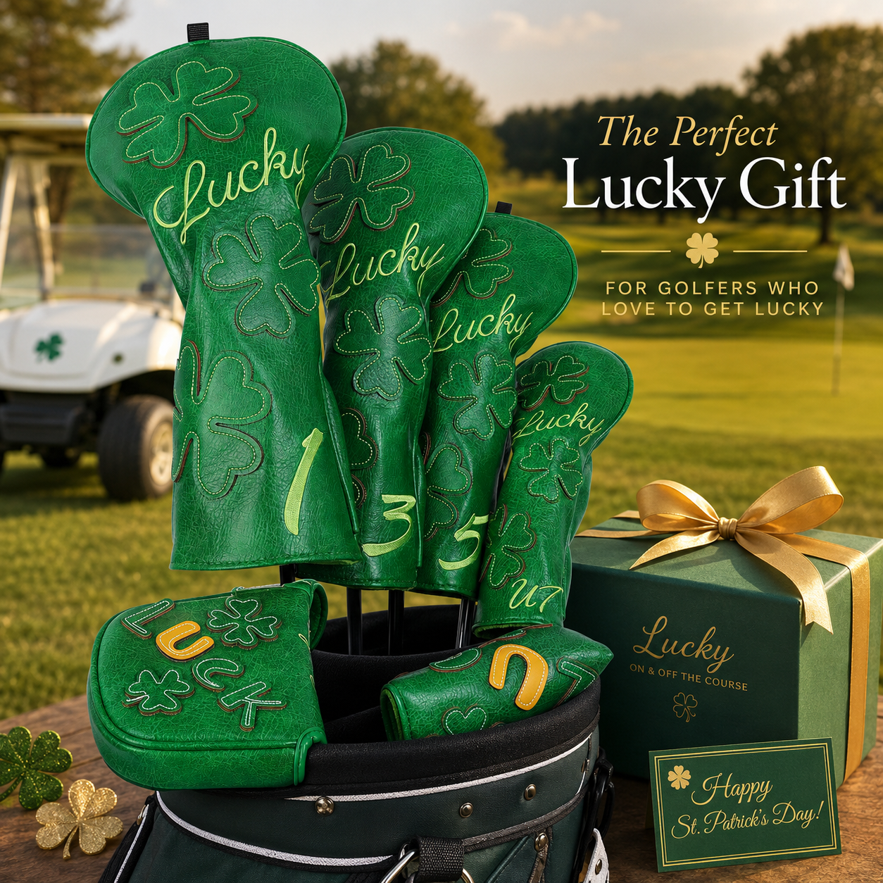 Lucky Clover Golf Headcover