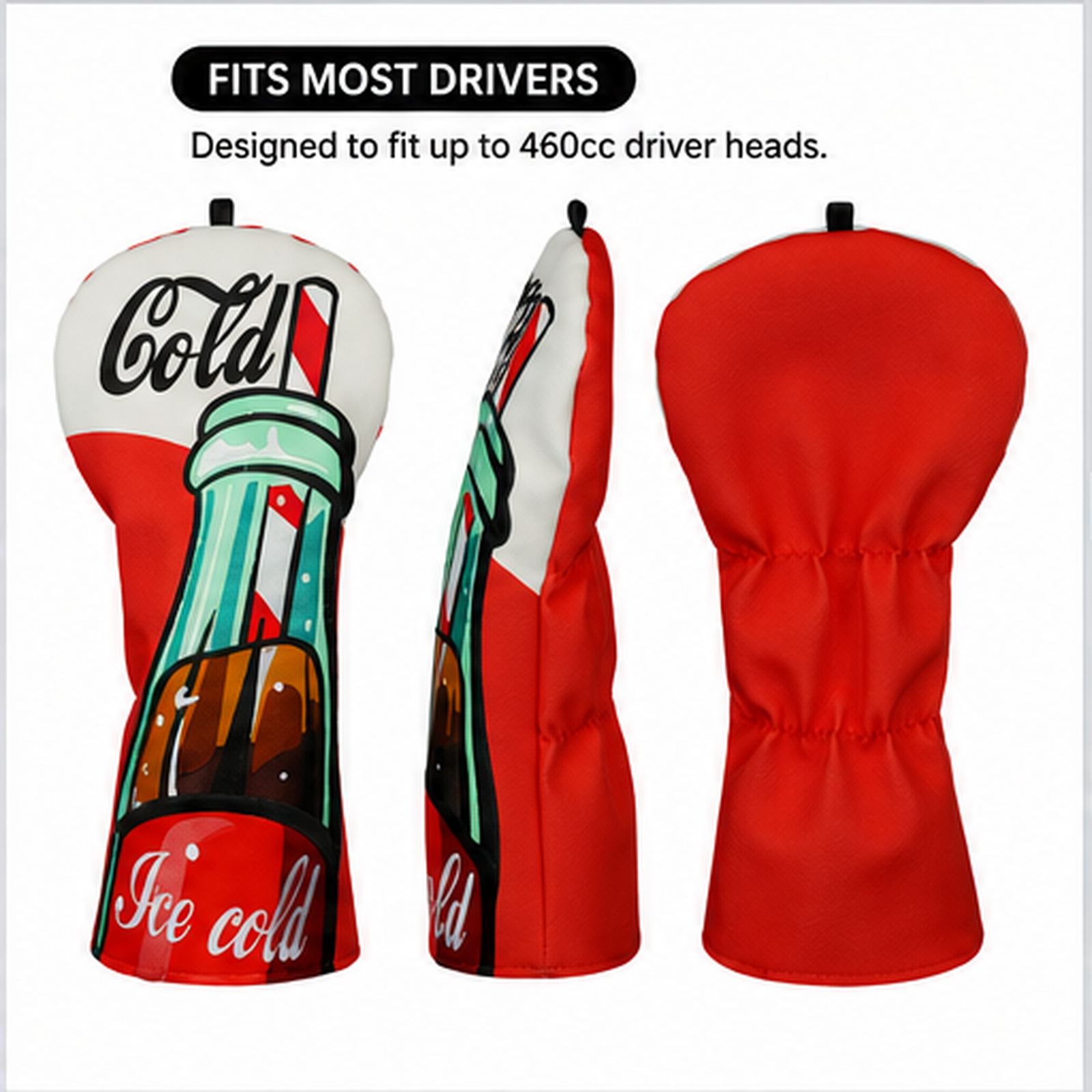 Ice Cold Soda Driver Golf Headcover - Image 3
